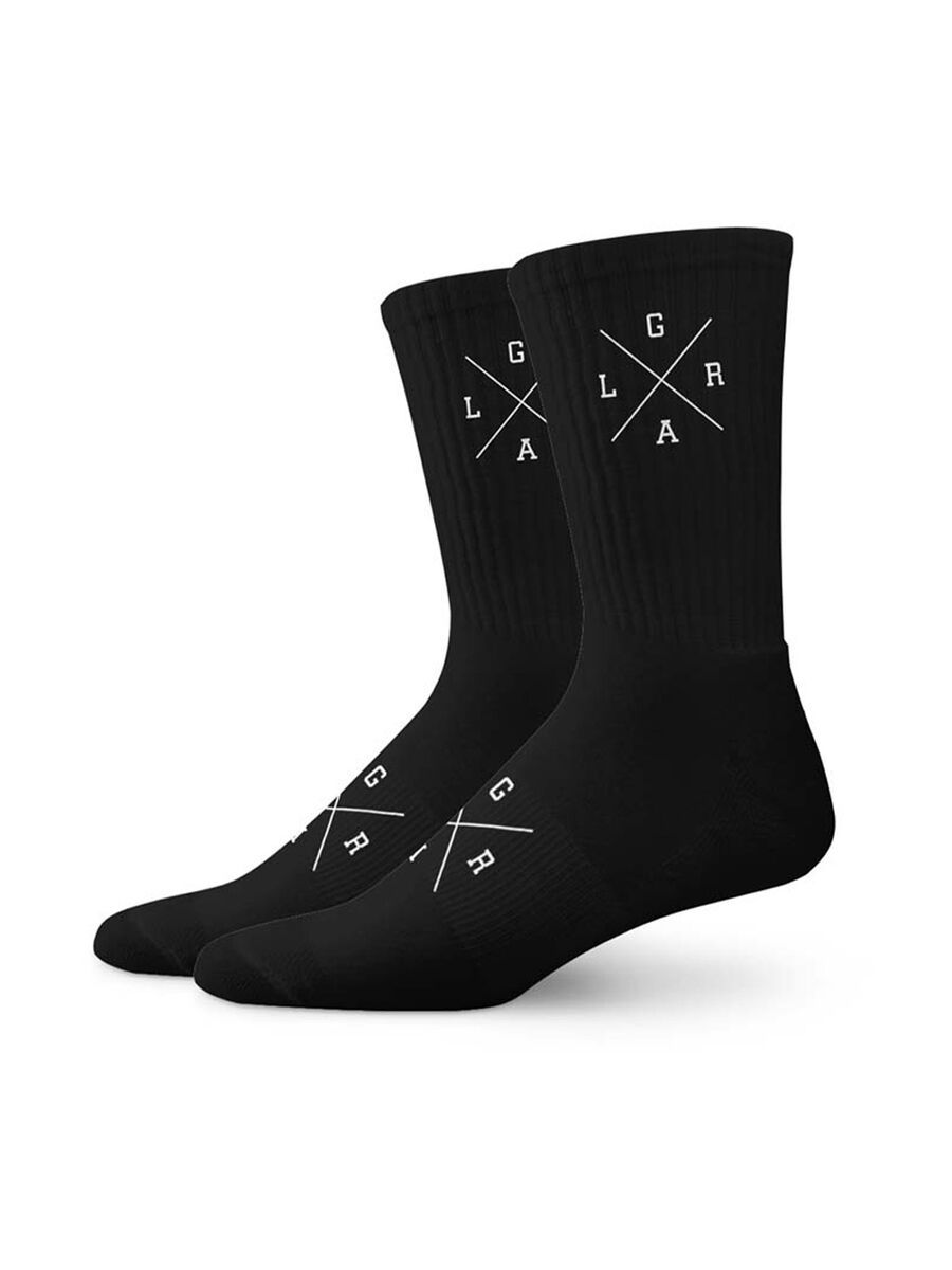 Loose Riders Cotton Socks 3-Pack X-Logo, black - Bild 1