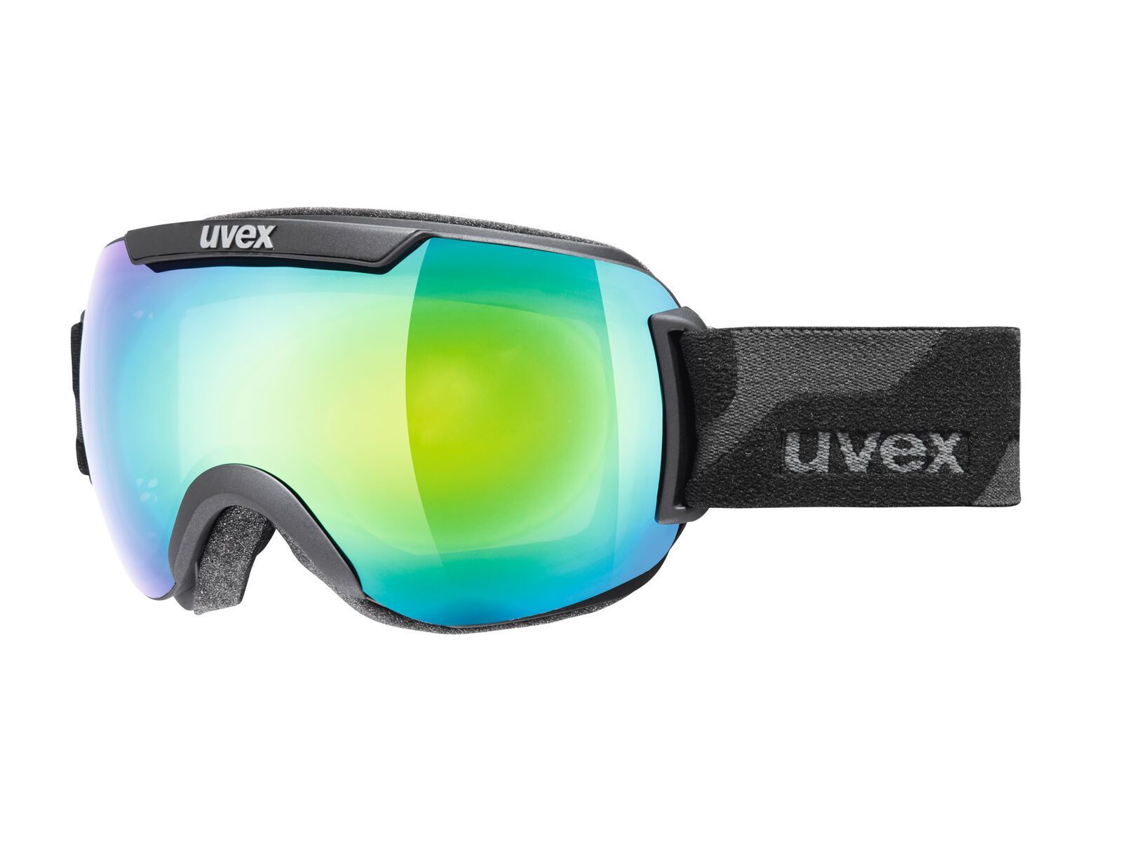 uvex Downhill 2000, black mat/Lens: litemirror green - Bild 1