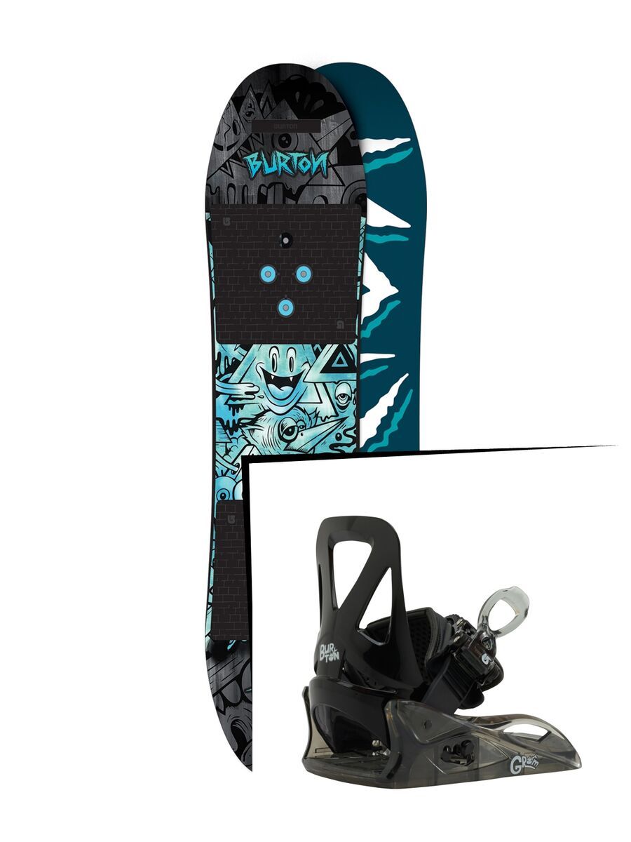 Set: Burton Chopper 2018 + Burton Grom black - Bild 1