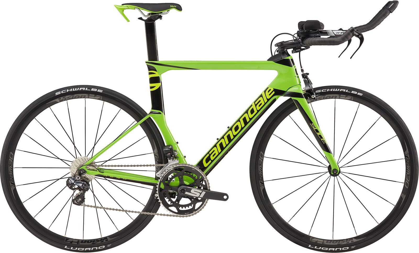 Cannondale Slice Ultegra Di2, berzerker green w/ jet black and volt, gloss - GRN - Bild 1