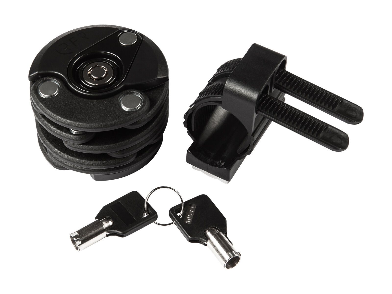 Cube RFR Faltschloss Circle Pro, black´n´glossy black - Bild 4