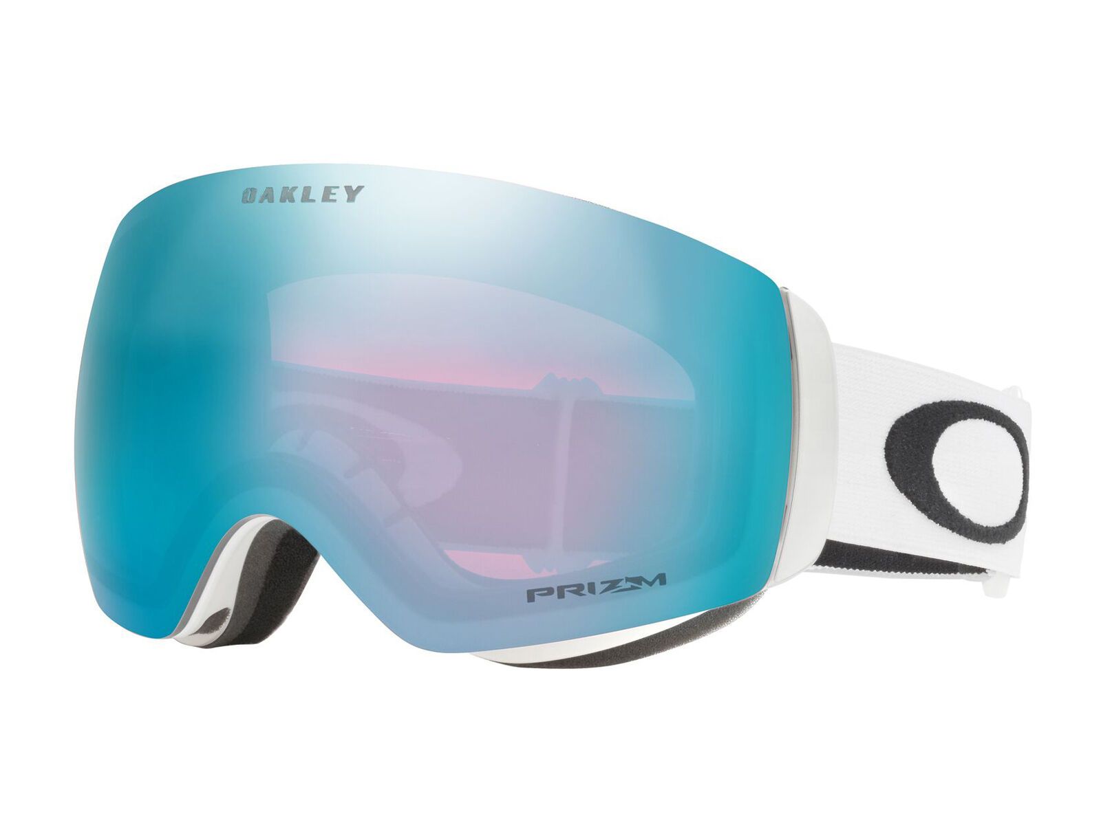 Oakley Flight Deck M, Prizm Snow Sapphire Iridium / matte white - Bild 1