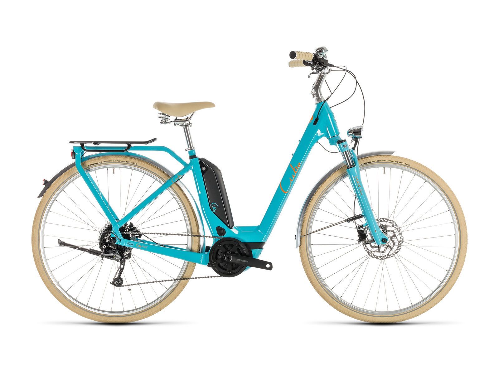 Cube Elly Ride Hybrid 500, aqua´n´orange - Bild 1