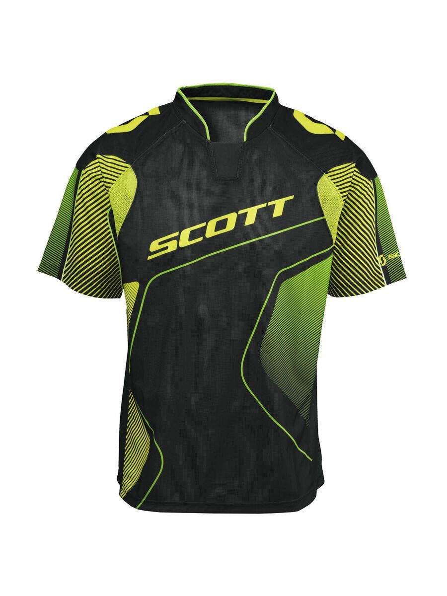 Scott Shirt Path Race s/sl, dark grey/green - Bild 1