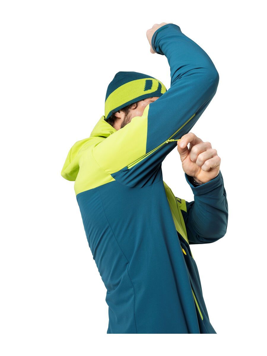 Dynafit Radical Infinium Hybrid Jacket M, lime punch - Bild 4