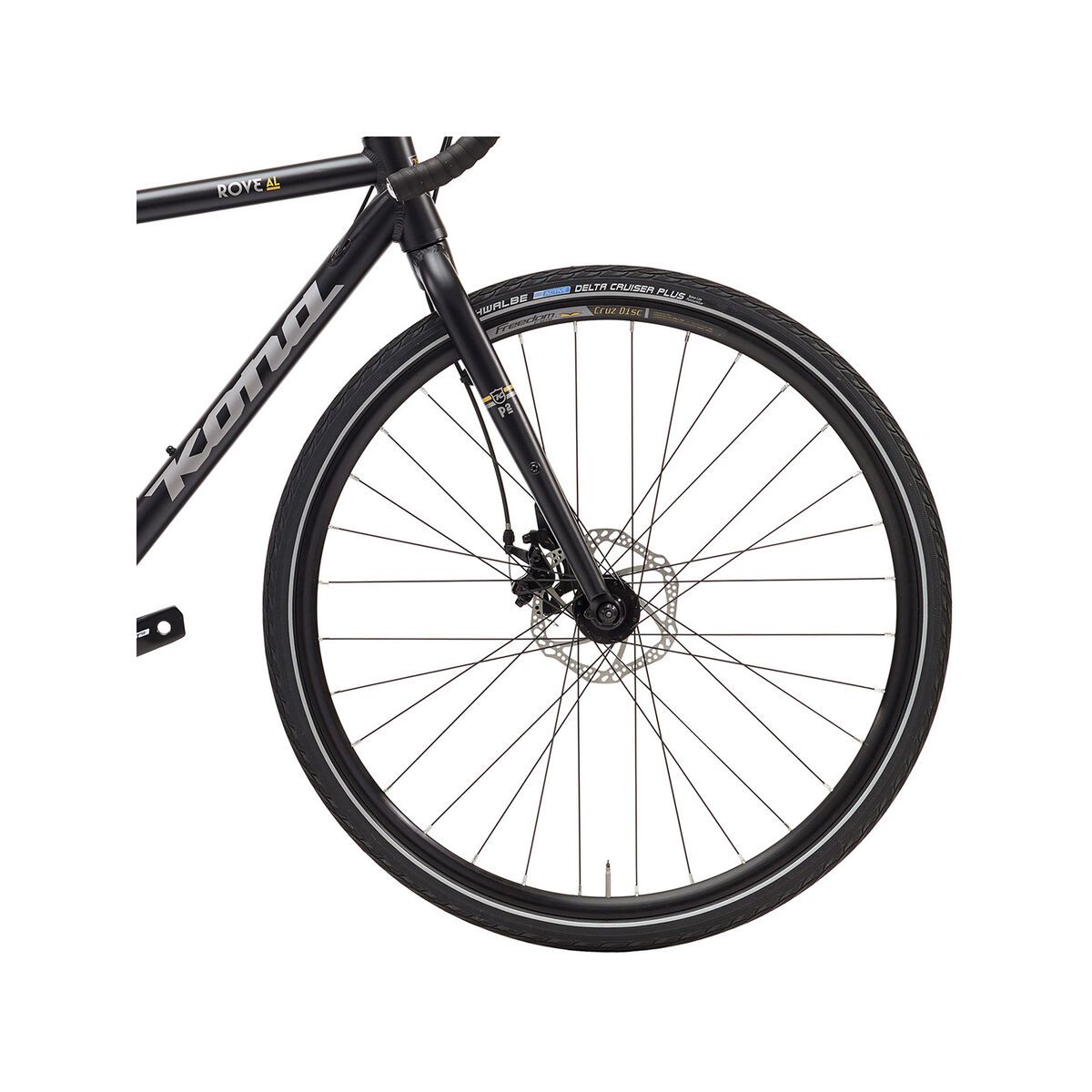 Kona Rove AL, matt black/silver/yellow - Bild 2