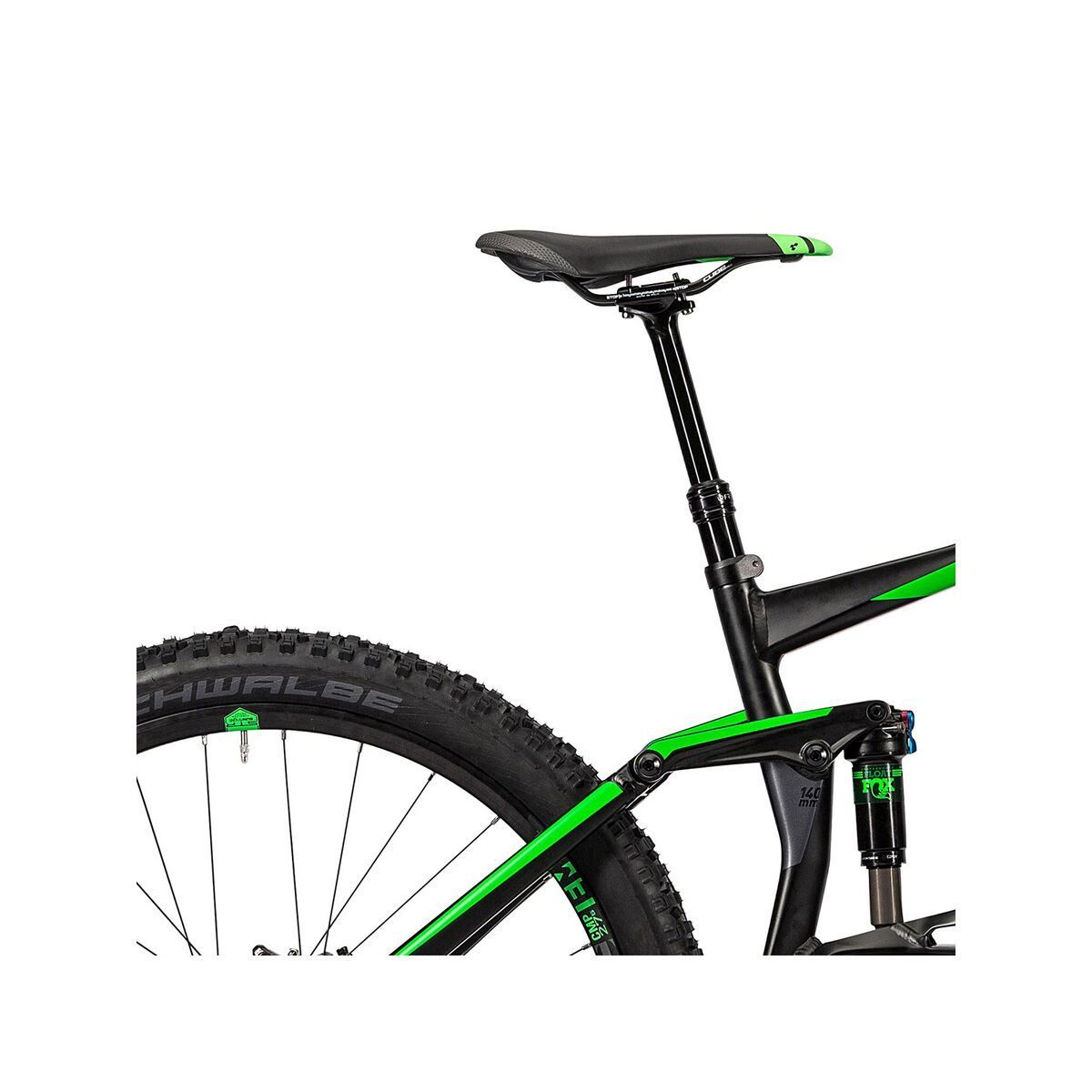 Cube Stereo Hybrid 140 HPA Race 500 27.5, black´n´green - Bild 6