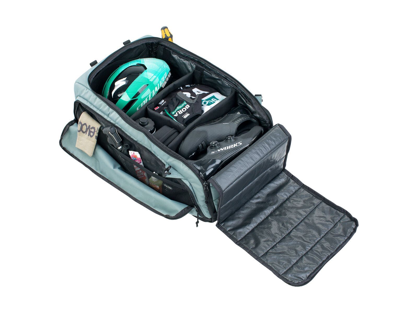 Evoc Gear Bag 55, steel - Bild 8