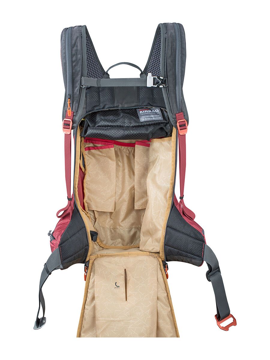 Evoc Line R.A.S. 20l - Mammut R.A.S Ready, heather carbon grey/heather ruby - Bild 3