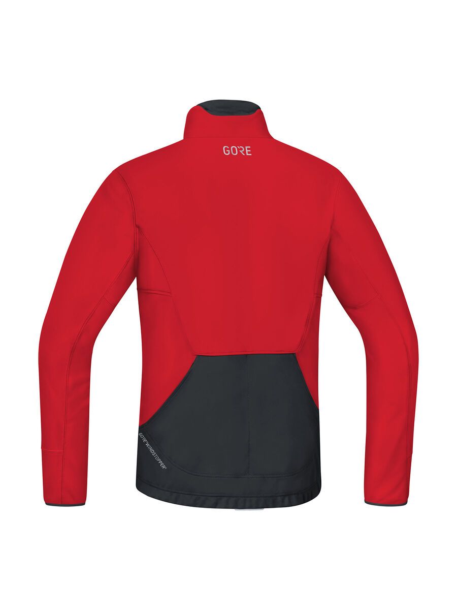 GOREWEAR C5 Gore Windstopper Thermo Trail Jacke, red/black - Bild 3