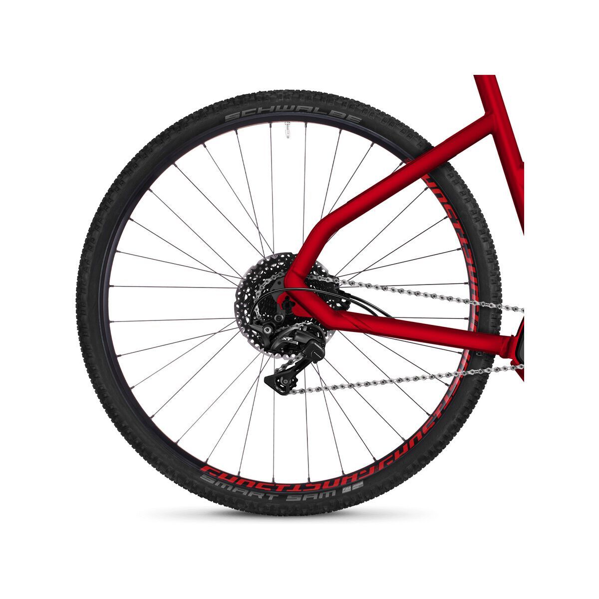 Ghost Hybride Square Cross B4.9 W AL, riot red/night black - Bild 4