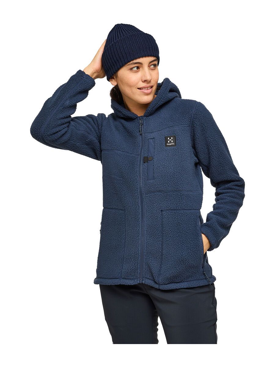 Haglöfs Malung Pile Hood Women, tarn blue - Bild 7