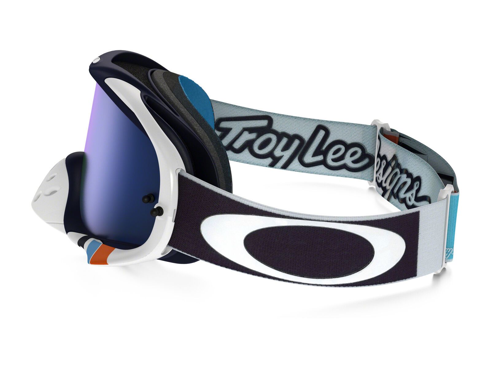 Oakley Crowbar MX Troy Lee Designs Series, tld corse white/Lens: ice iridium - Bild 4