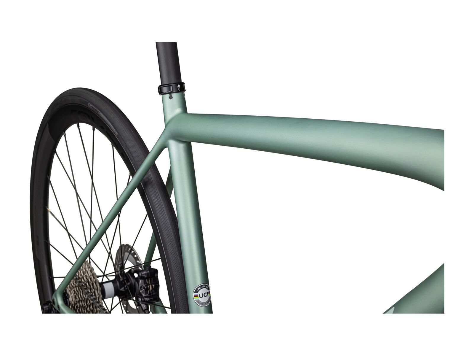 Specialized Aethos Pro - Shimano Ultegra Di2, metallic white sage/white sage - Bild 7