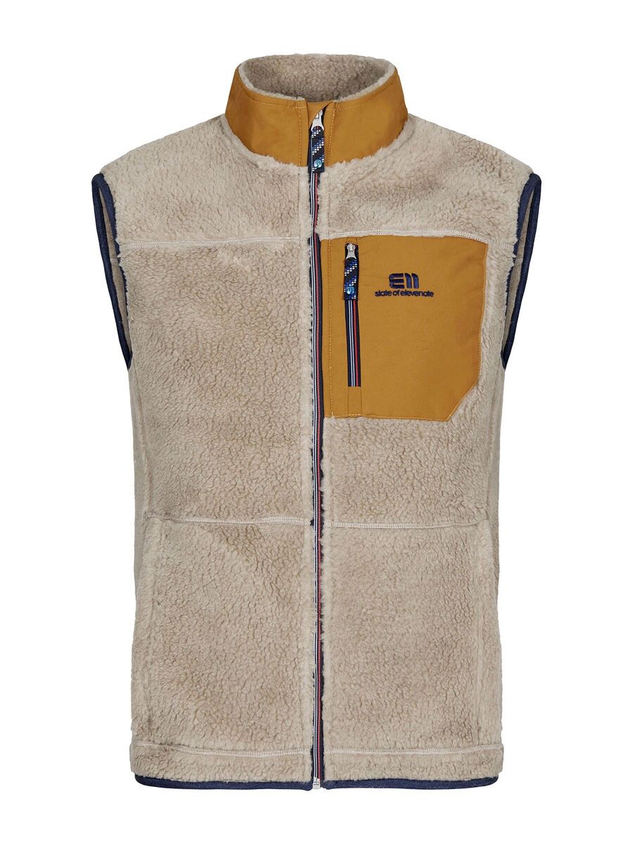 Elevenate Men's Glacier Pile Vest, vintage khaki - Bild 1