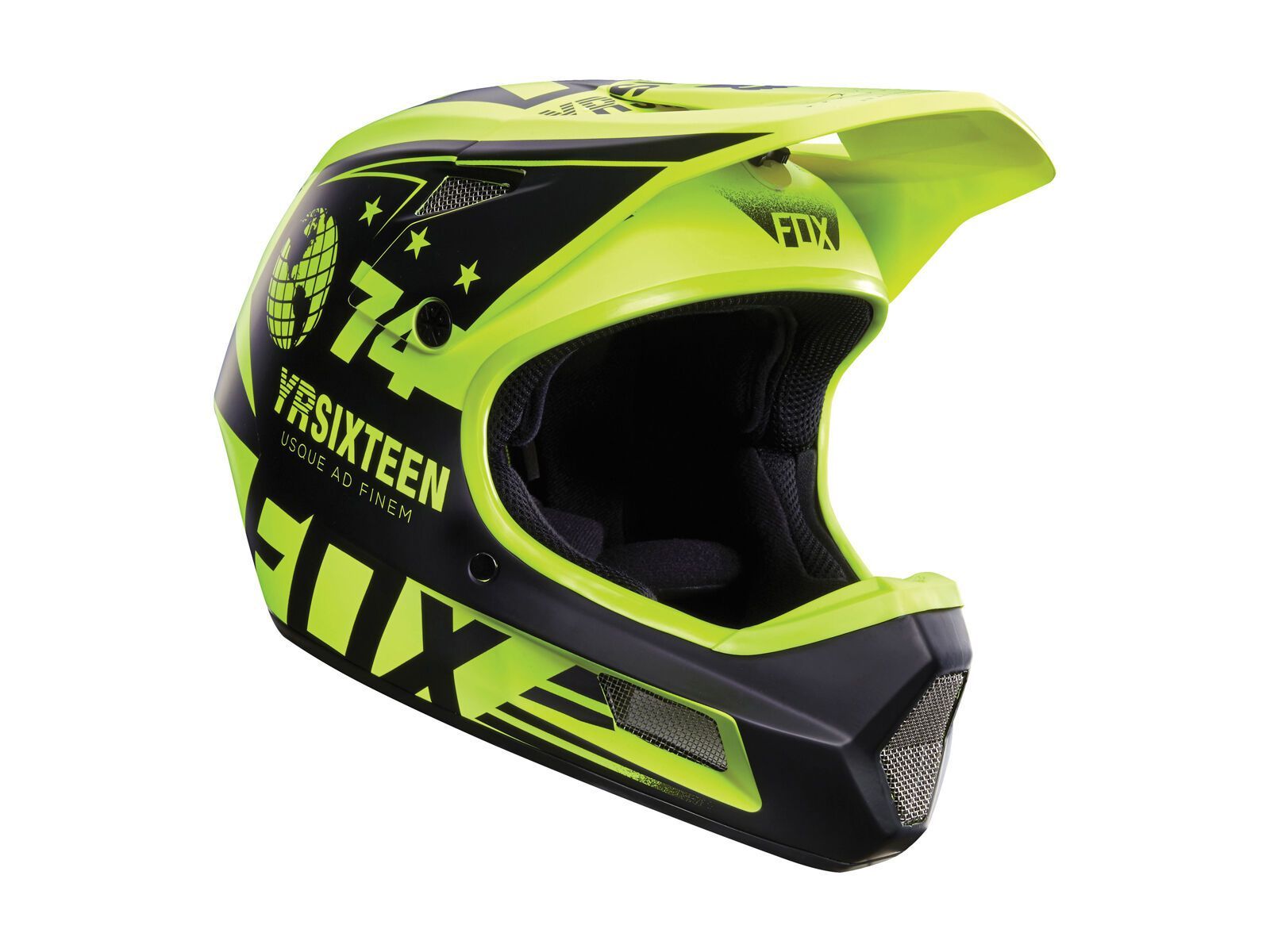 Fox Rampage Comp Helmet, flow yellow - Bild 1