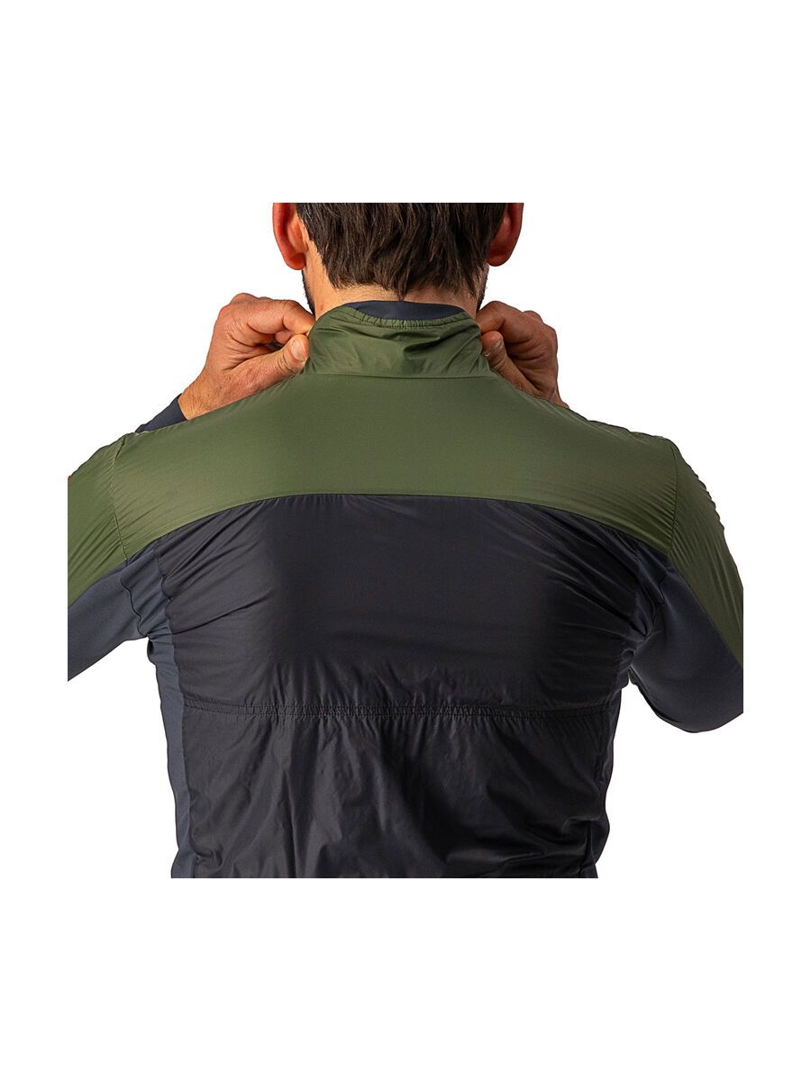 Castelli Unlimited Puffy Jacket, military green/dark gray - Bild 6