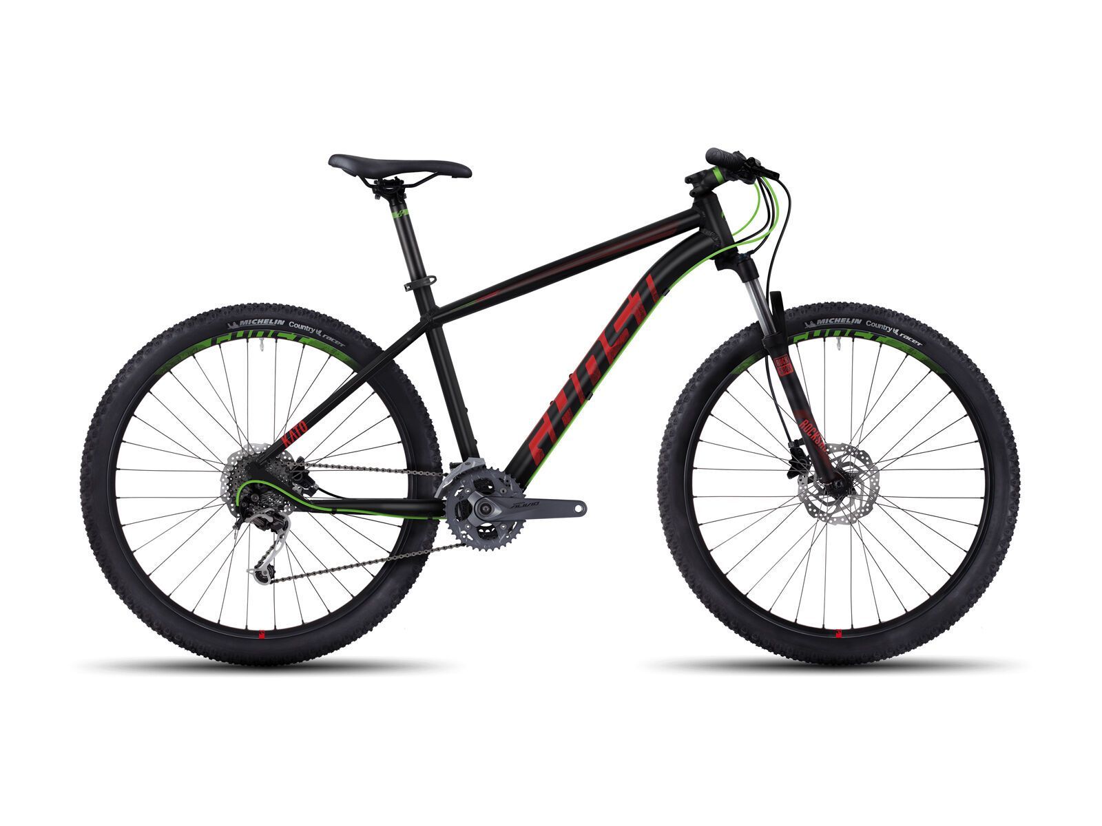 Ghost Kato 4 AL 27.5, night black/riot red/riot green - Bild 1