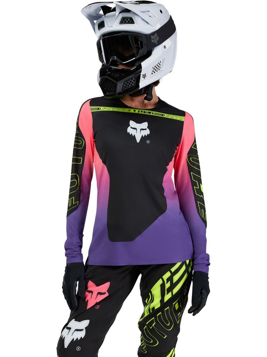Fox Womans Flexair LS Jersey Elevated, black - Bild 3