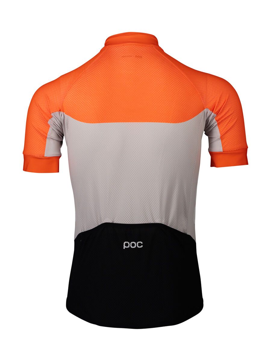 POC Essential Road Light Jersey, granite grey/zink orange - Bild 3