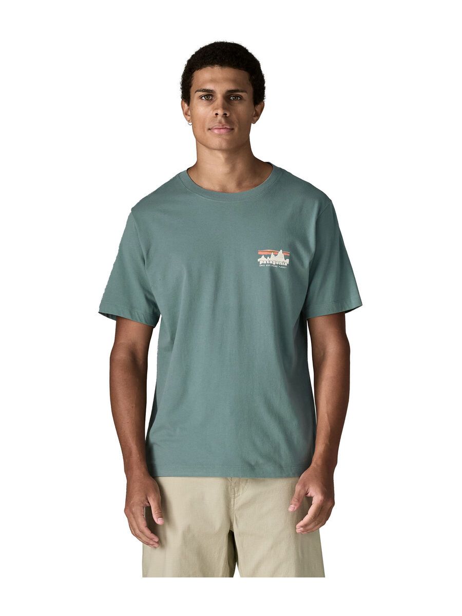Patagonia Men's '73 Skyline T-Shirt, blue sage - Bild 3