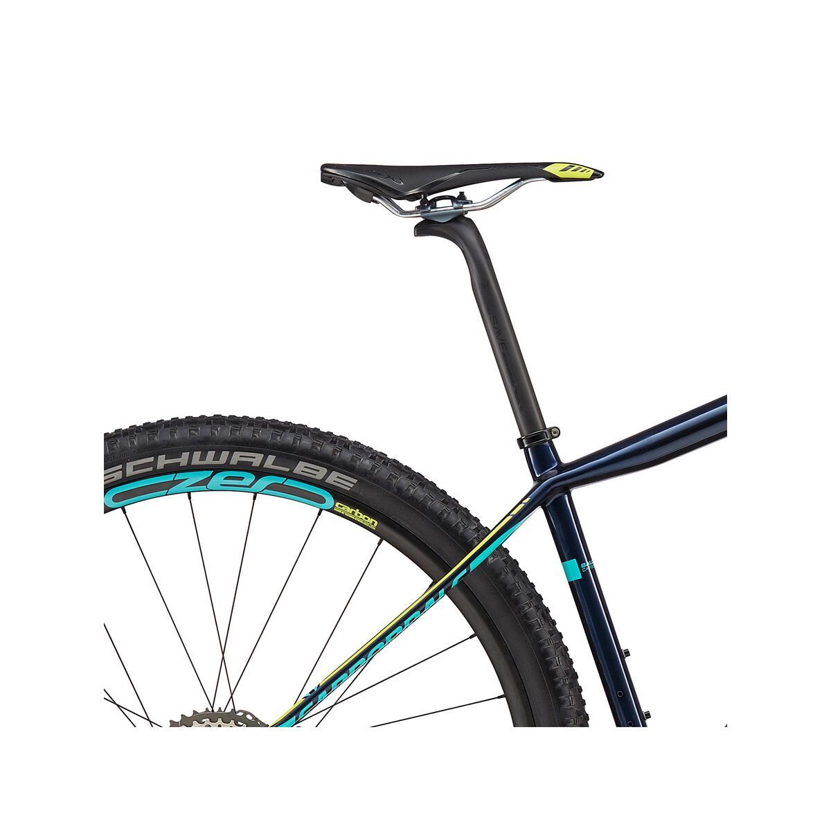 Cannondale F-Si Carbon 2 27.5, midnight blue w/ neon spring and turquoise, gloss - MDN - Bild 5