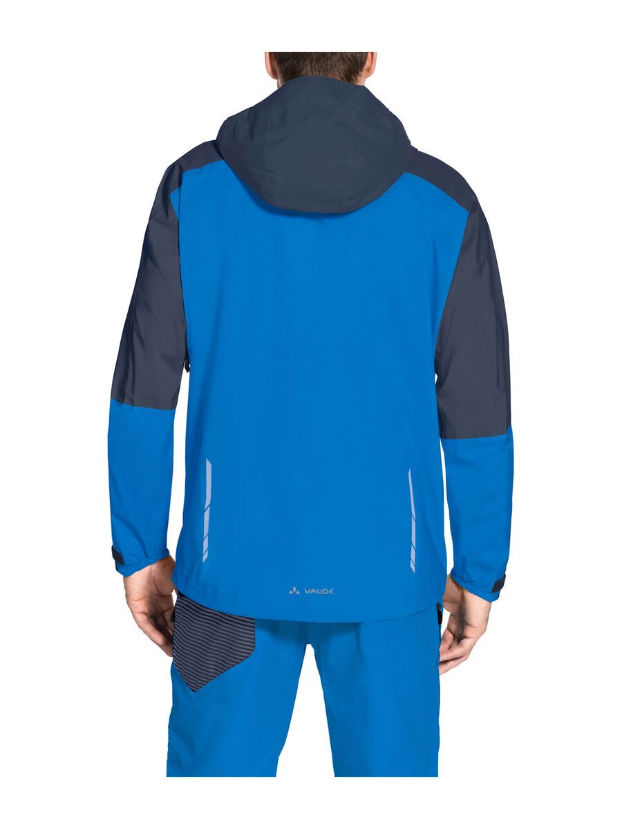 Vaude Men's Moab Rain Jacket, radiate blue - Bild 4