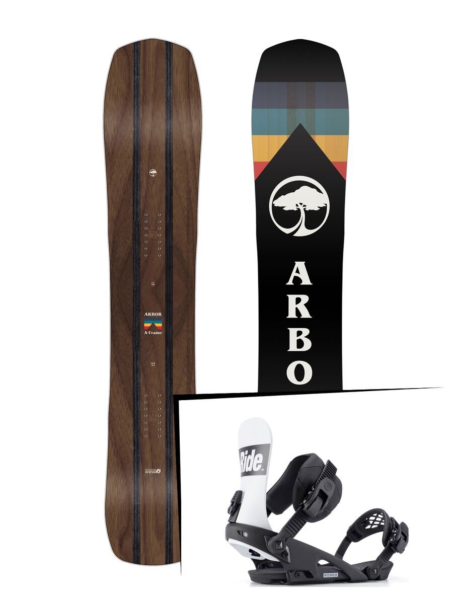 Set: Arbor A-Frame 2019 + Ride Rodeo black - Bild 1