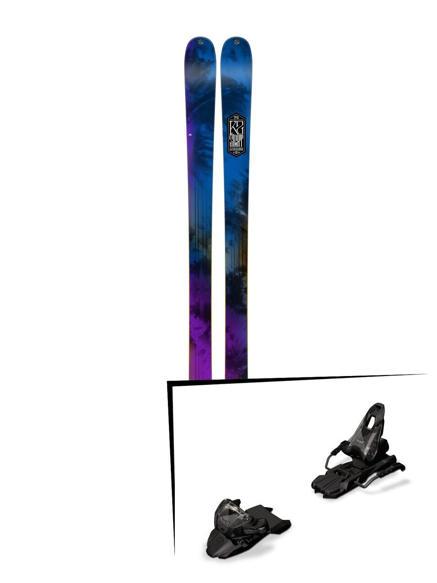 Set: K2 Sight 2016 + Free Ten inkl. Screw-Kit 100 mm, black - Skiset - Bild 1