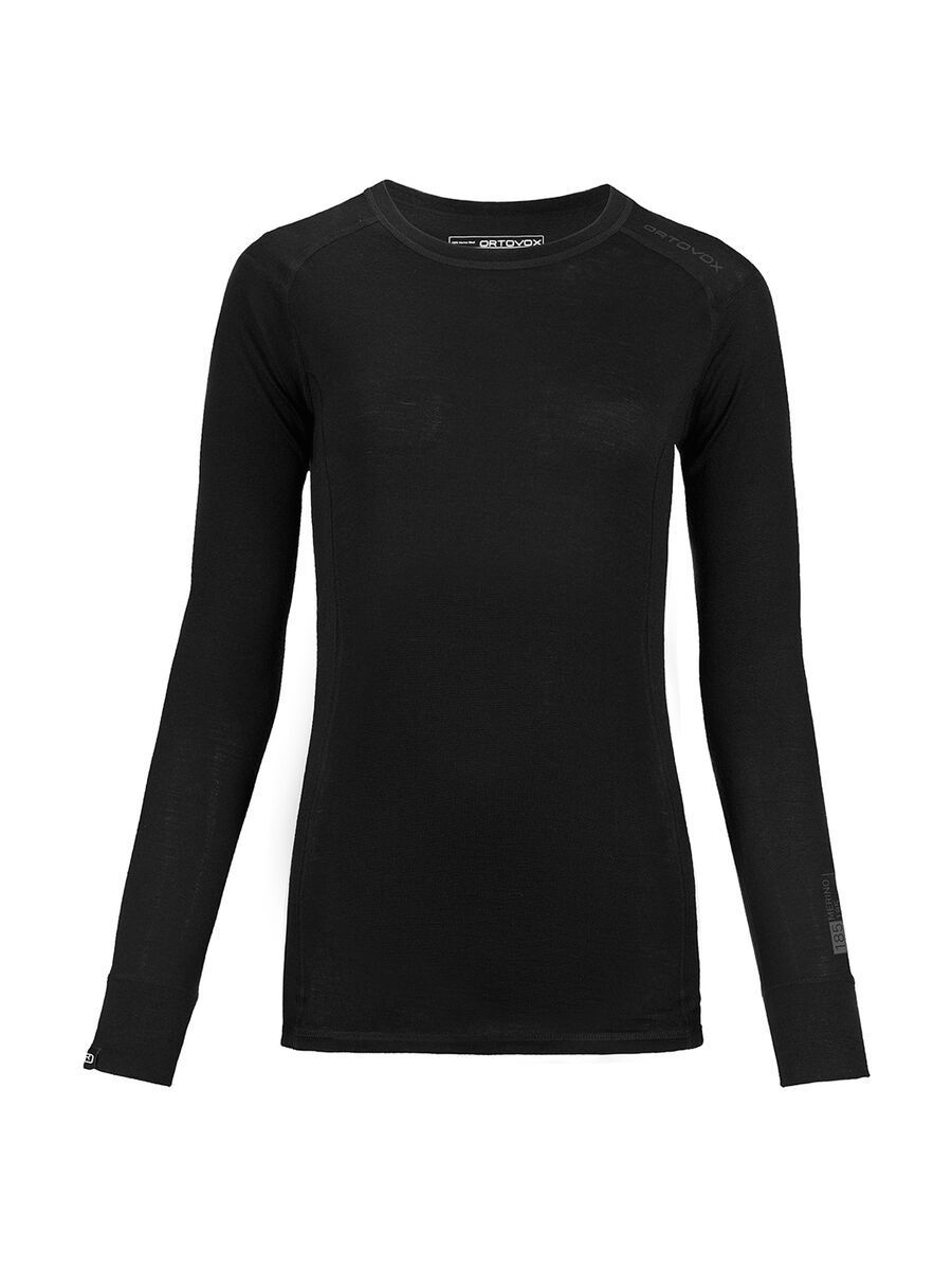 Ortovox Merino 185 Long Sleeve, black raven - Bild 1