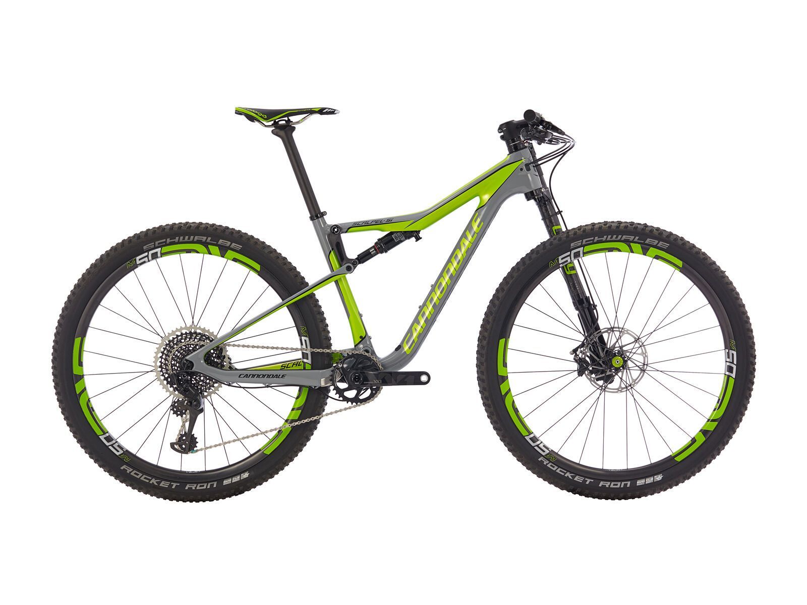 Cannondale Scalpel-Si Team 27.5, stealth gray w/ jet black and acid green - gloss (SGY) - Bild 1