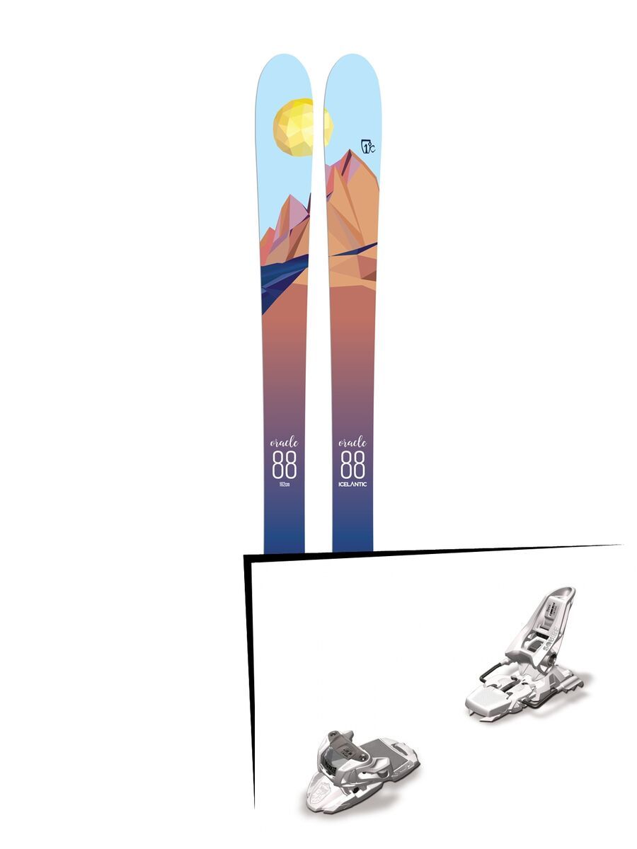 Set: Icelantic Oracle 88 2018 + Marker Squire 11 white - Bild 1