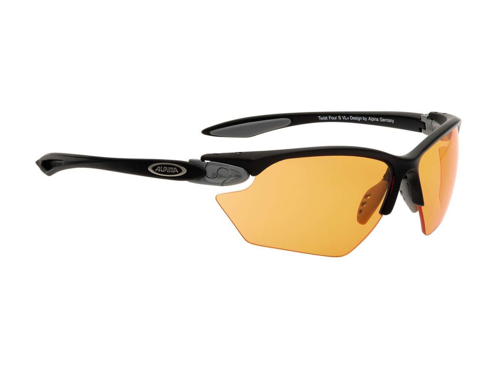 Alpina Twist Four S VL+, white-cyan-orange/Varioflex black S1-3 fogstop - Bild 1