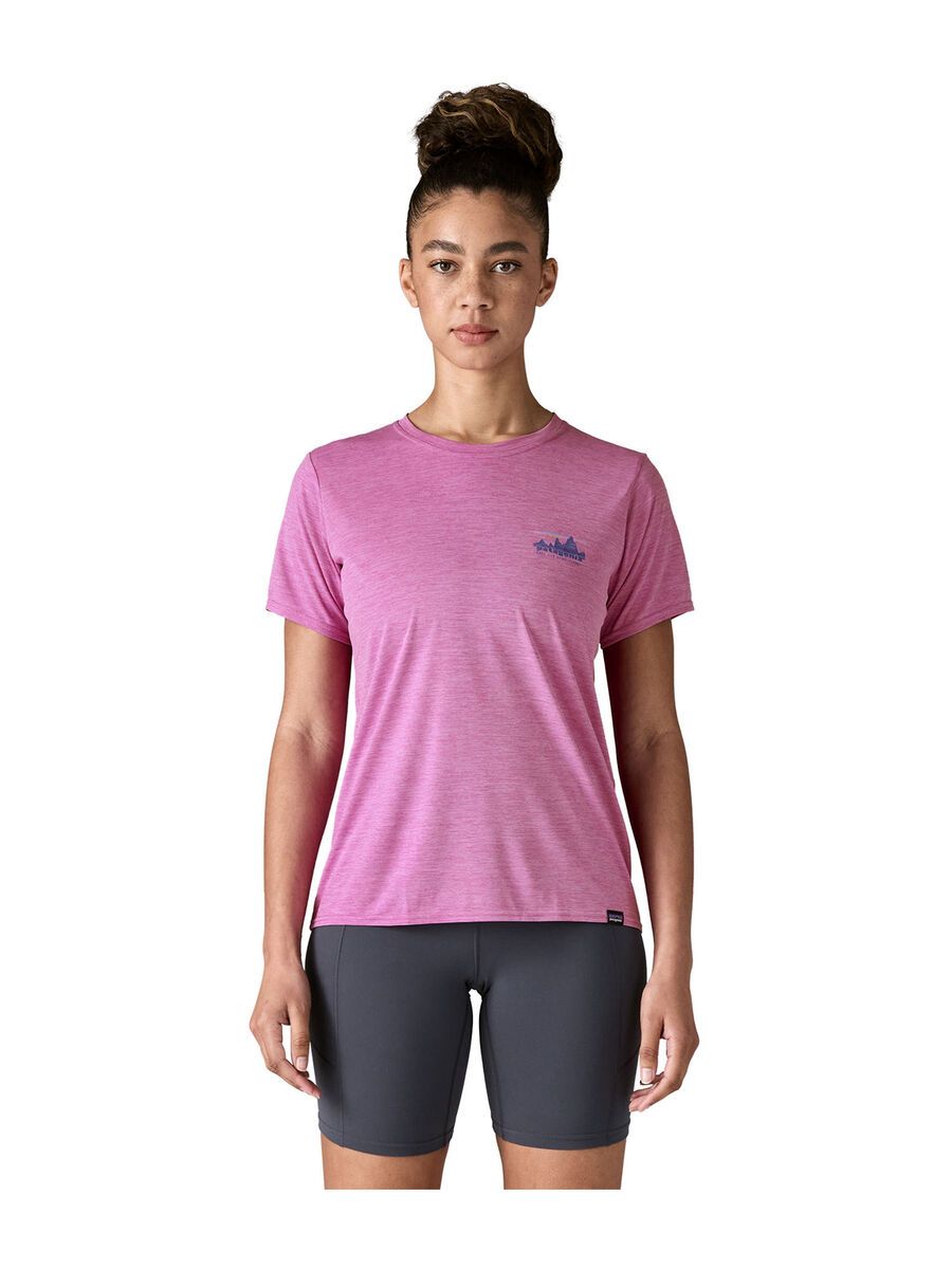Patagonia Women's Cap Cool Daily Graphic Shirt 73 Skyline, brisk purple x-dye - Bild 3