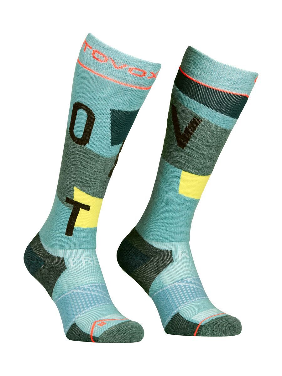 Ortovox Freeride Long Socks Cozy W, ice waterfall - Bild 1