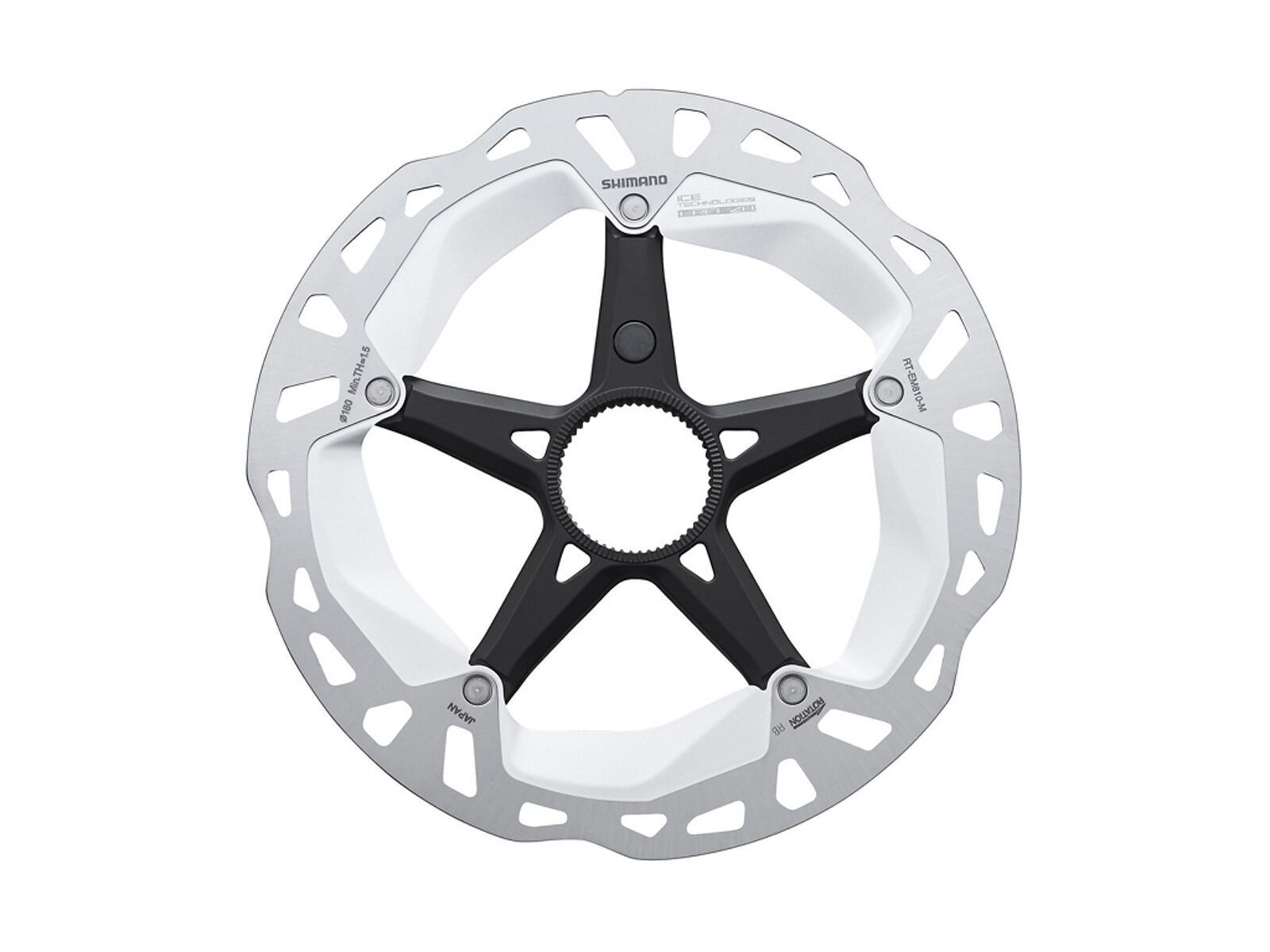 Shimano RT-EM810 Bremsscheibe Ice-Tech Freeza Center Lock - 180 mm / inkl. Magnet - Bild 1