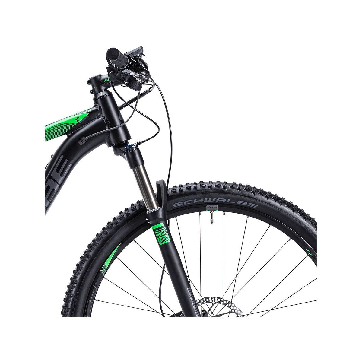 Cube Reaction Hybrid HPA Race 29, black/grey/neongreen - Bild 5