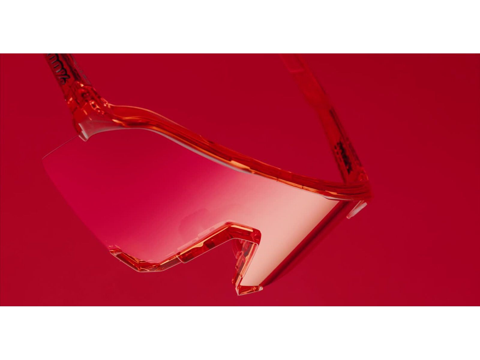 100% S3 Peter Sagan LE - HiPER Red ML Mirror, translucent red - Video 4