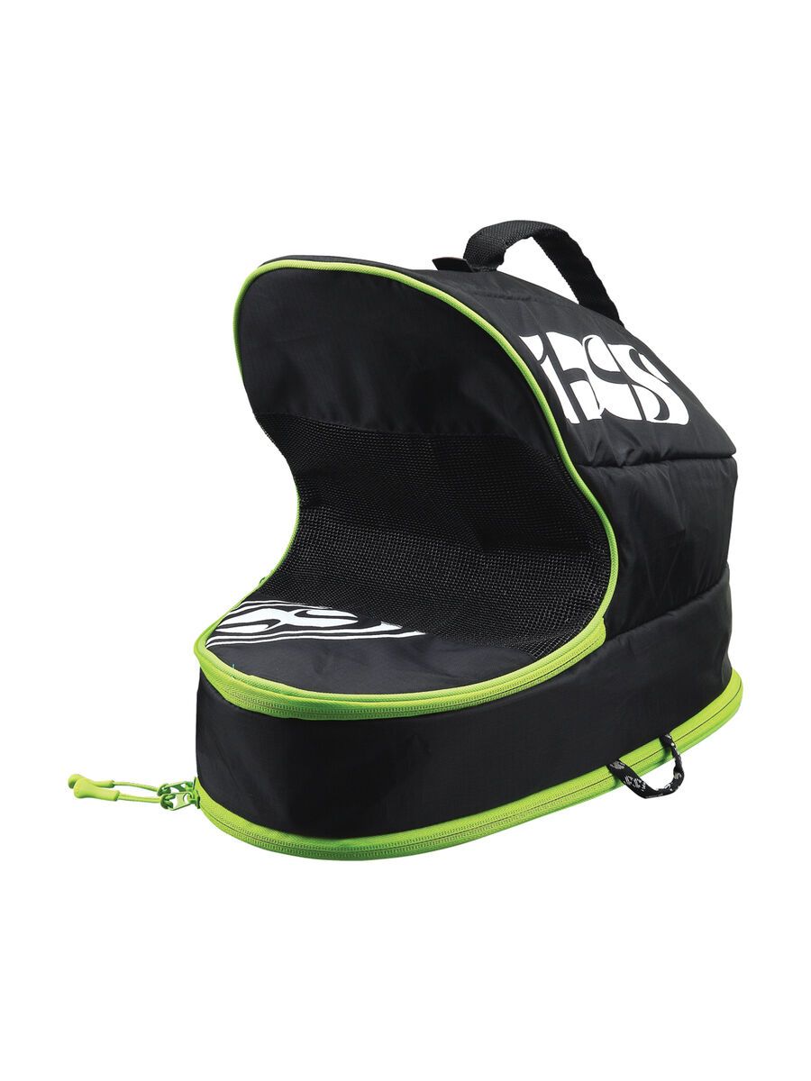 IXS Helmet Case Full Face, black/green - Bild 1