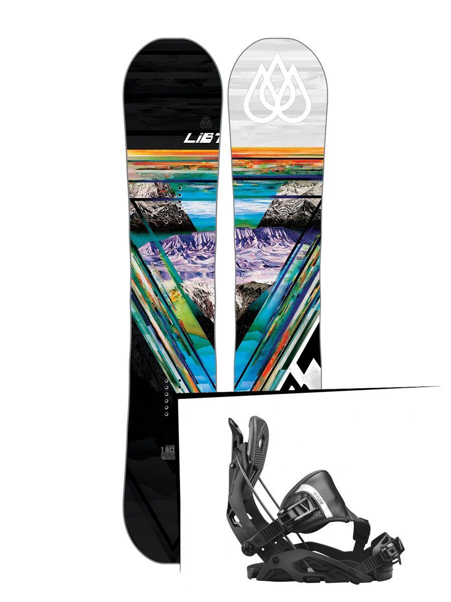 Set: Lib Tech T-Rice Pro 2017 + Flow Fuse Hybrid (1718360S) - Bild 1