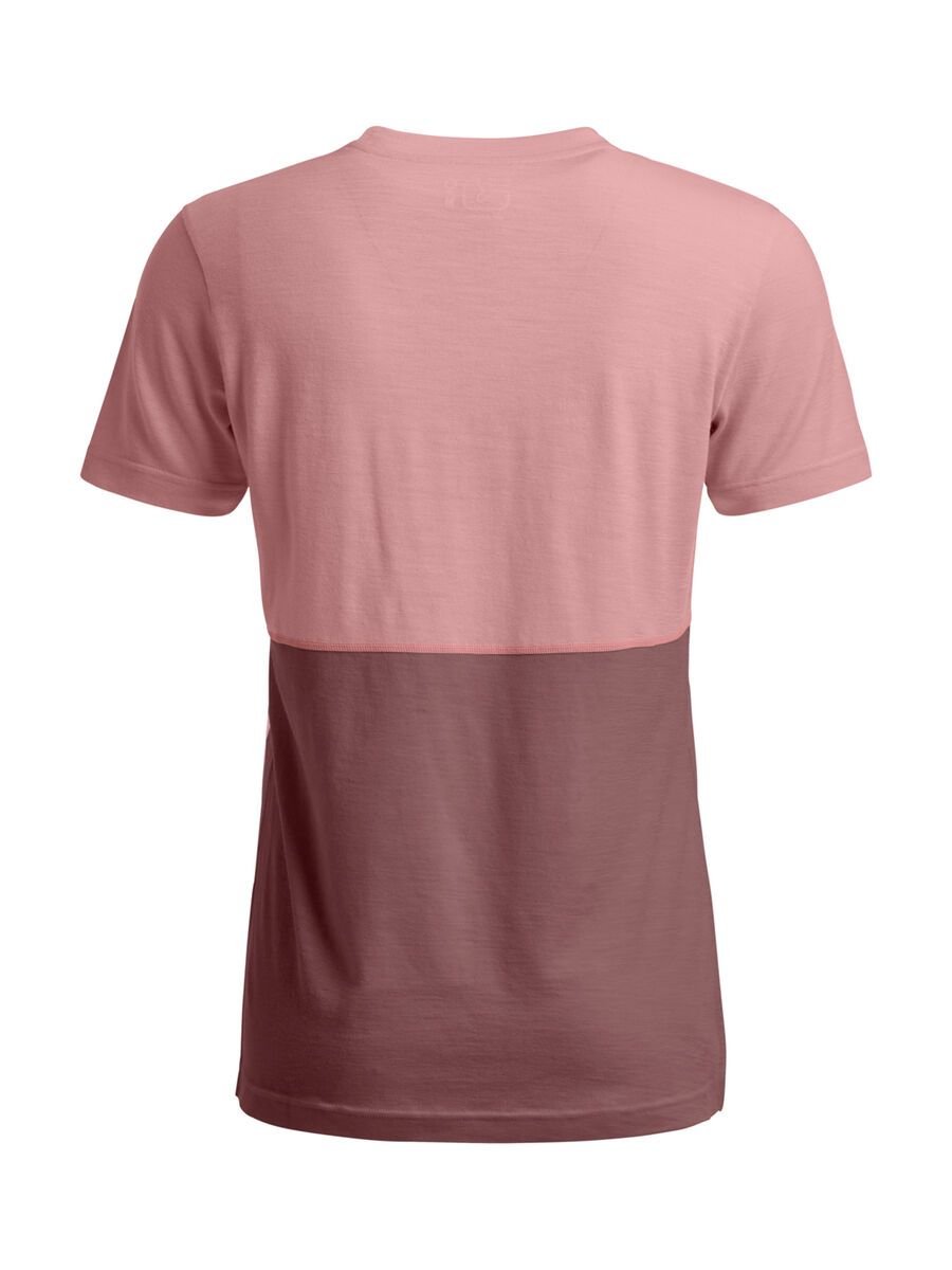 Ortovox 185 Rock'n'wool Short Sleeve W, dusk rose - Bild 2