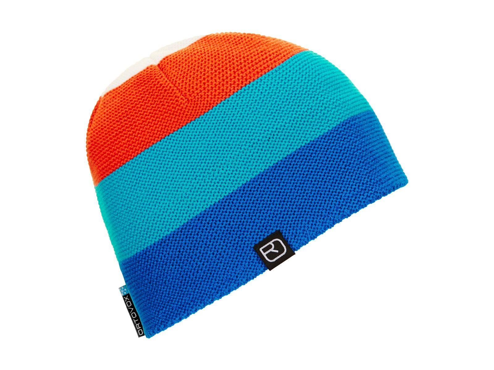 Ortovox Beanie Multicolor, blue/orange - Bild 1
