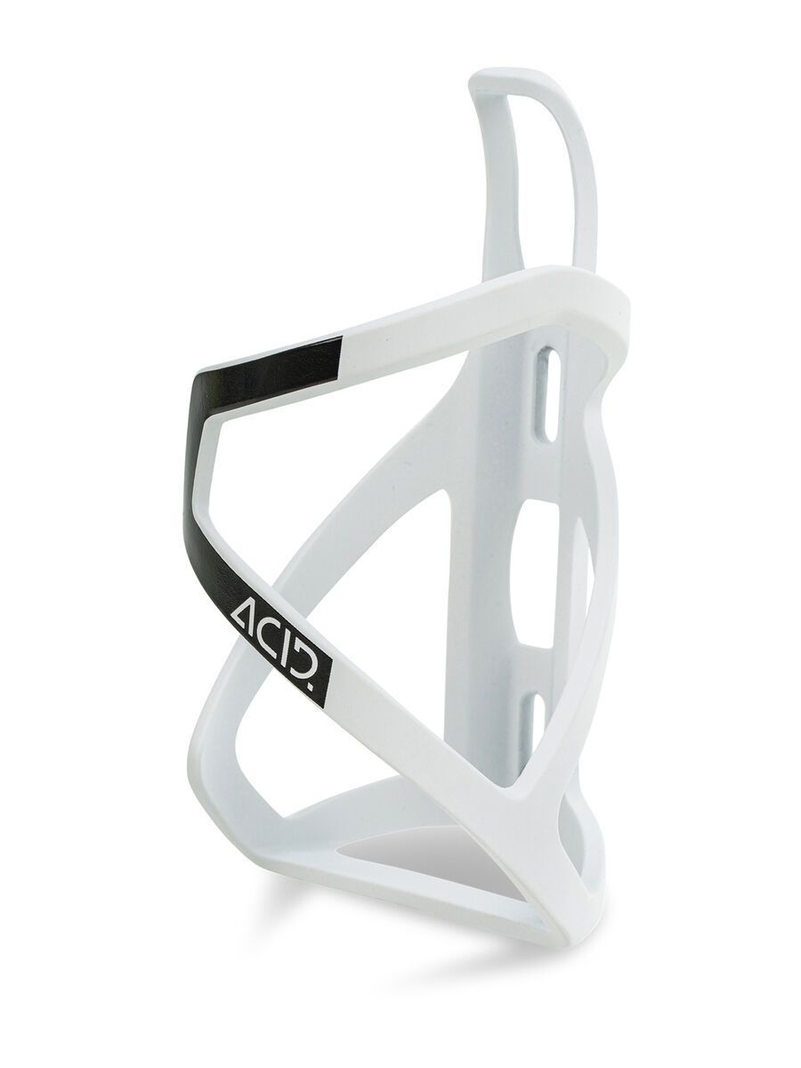 Cube Acid Flaschenhalter HPP Left-Hand Sidecage, matt white´n´glossy black - Bild 1
