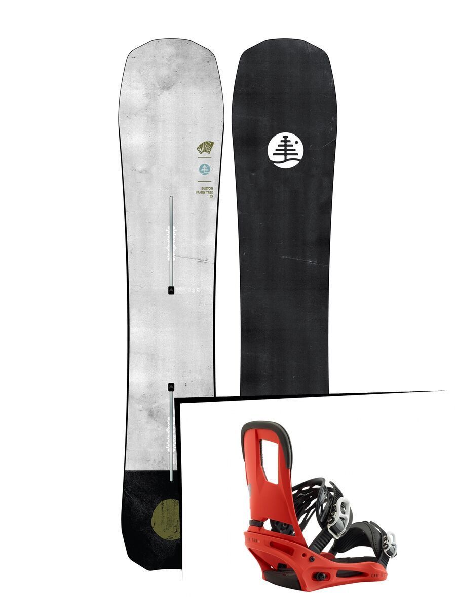 Set: Burton Family Tree Stun Gun 2019 + Burton Cartel red - Bild 1