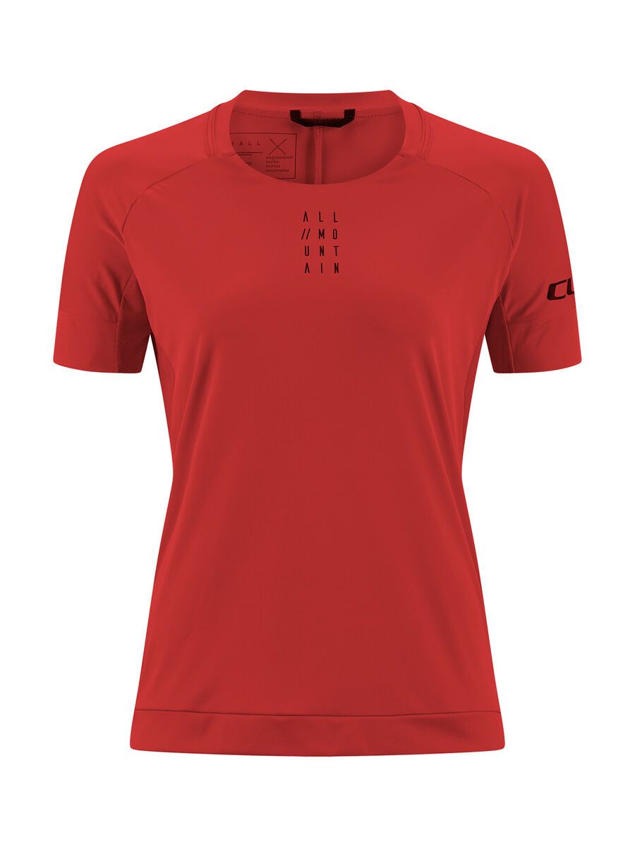 Cube AM WS Rundhalstrikot kurzarm, dark red - Bild 1