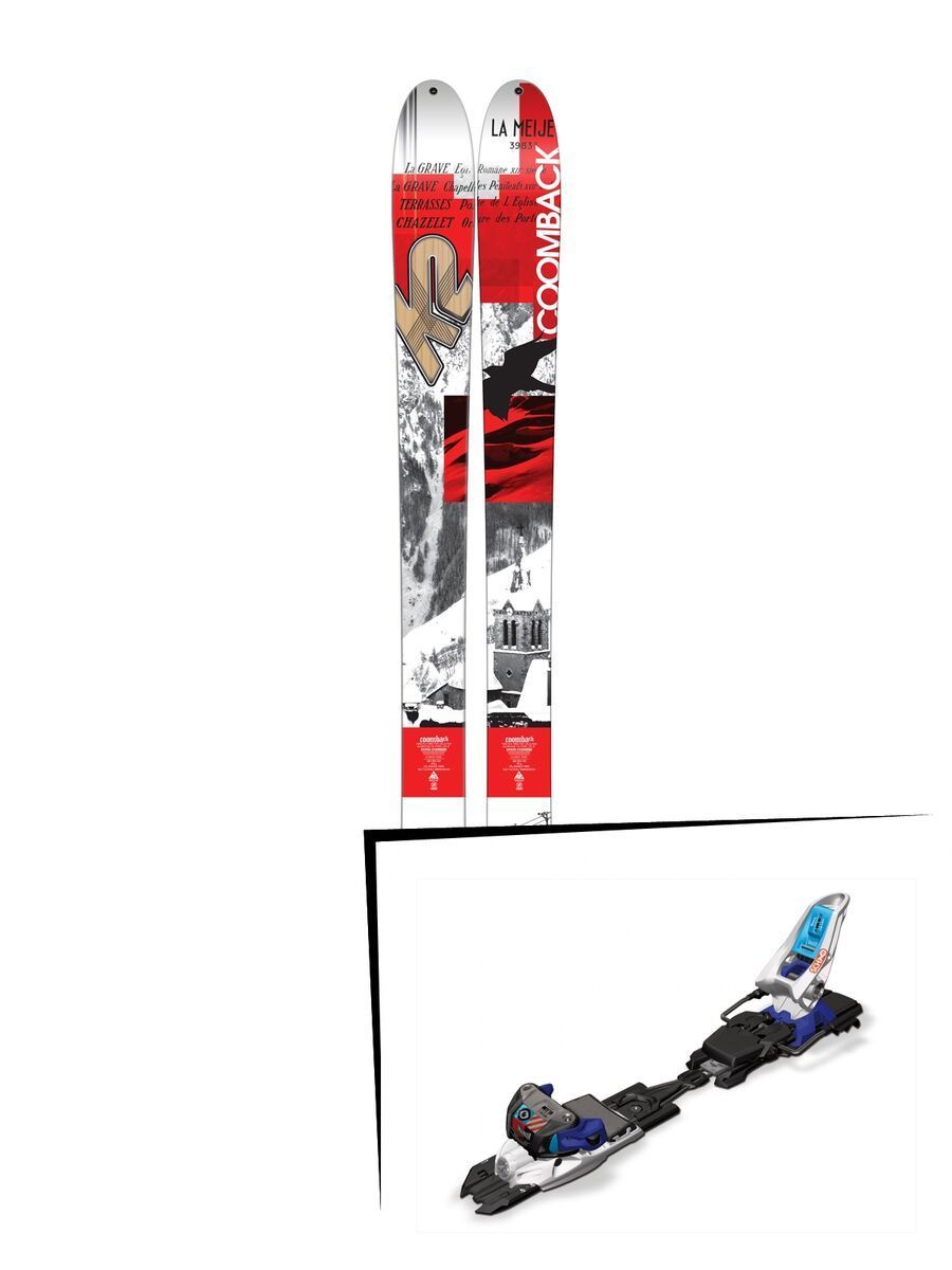 K2 SKI Set: Coomback 104 2016 + Marker Schizo 11 - Bild 1