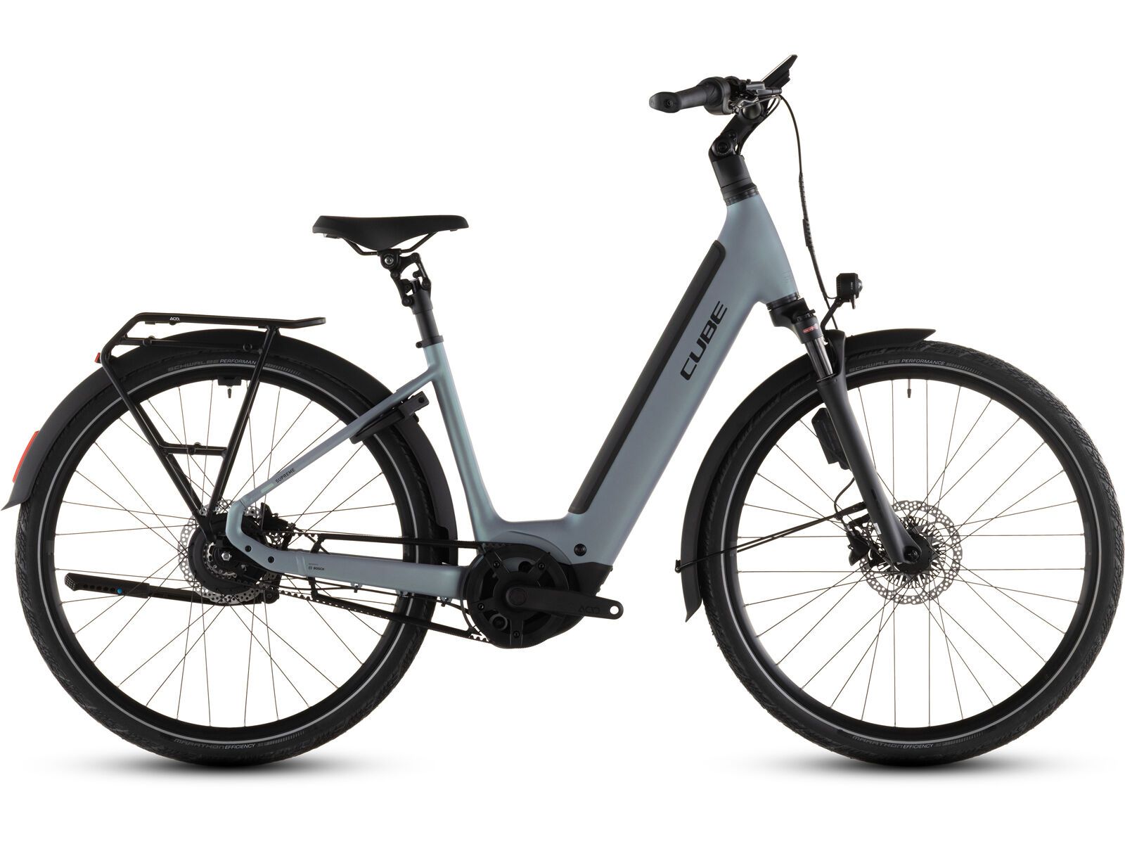 Cube Supreme Hybrid Deluxe SLX 600 Easy Entry, seagrey´n´black - Bild 1