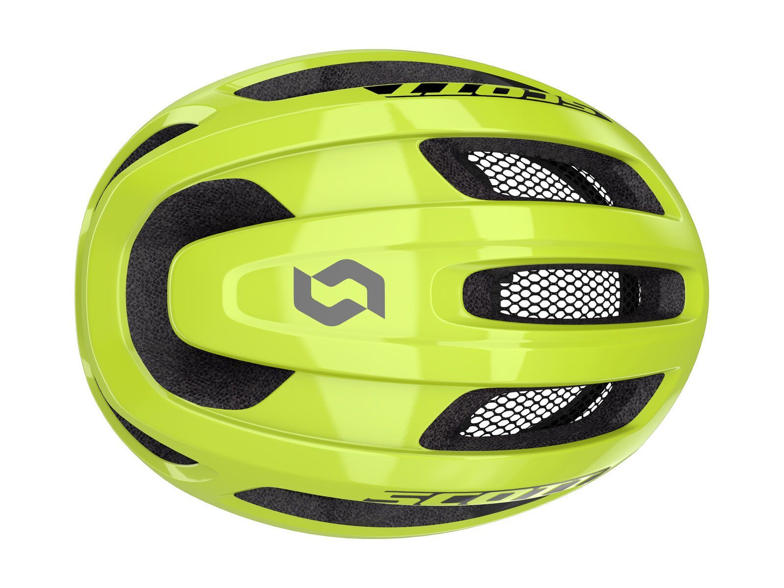 Scott Supra Road Helmet, yellow fluorescent - Bild 4