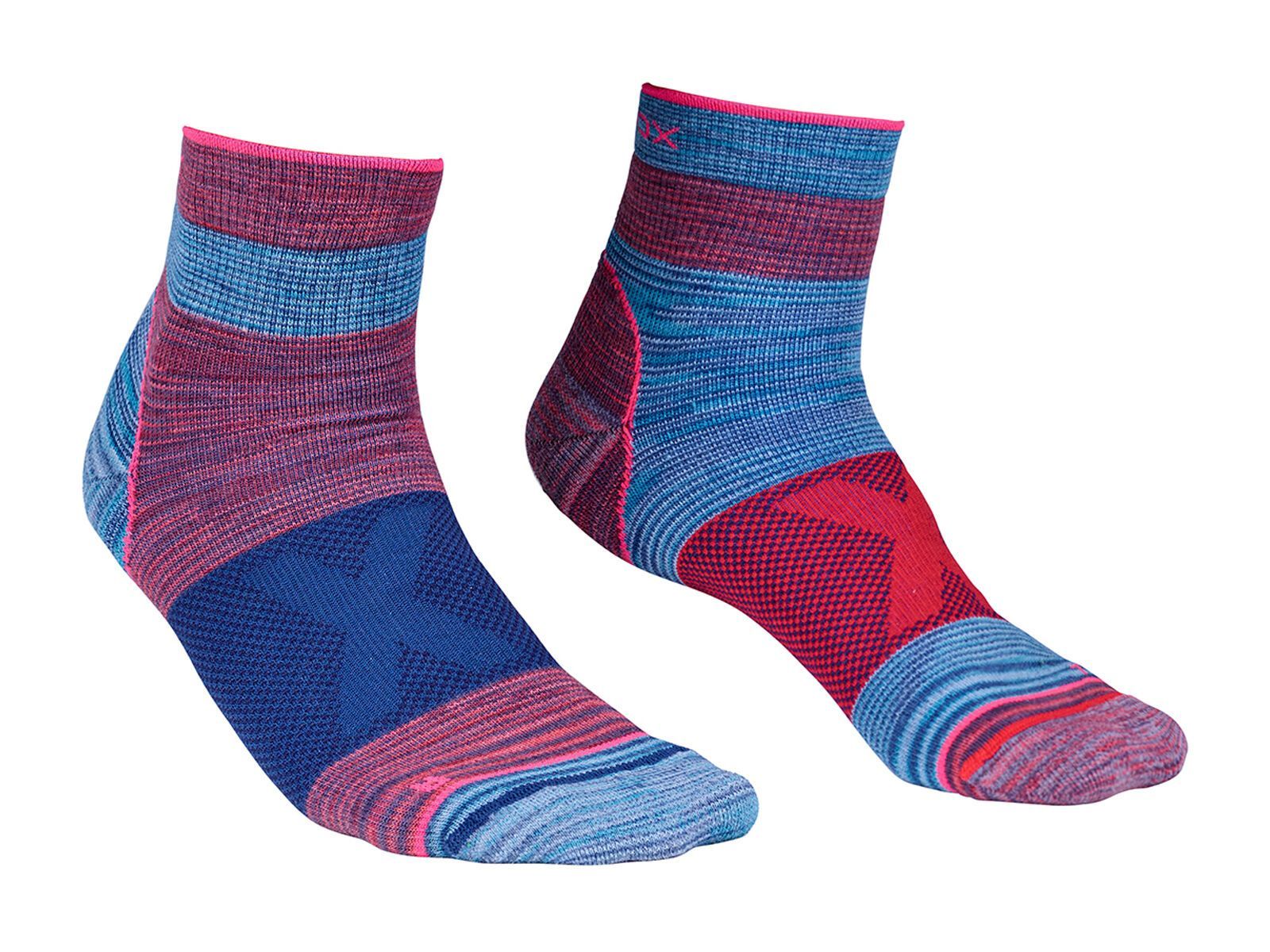 Ortovox Merino Alpinist Quarter Socks W, hot coral - Bild 1