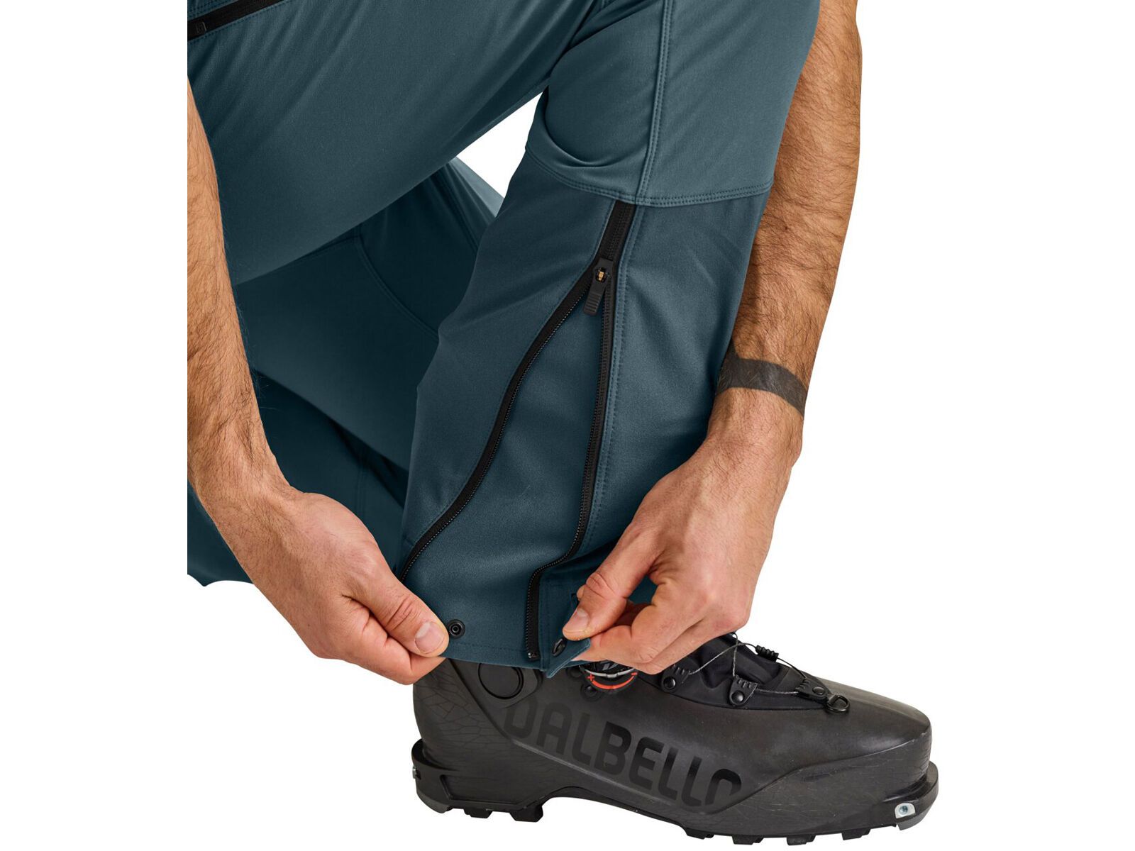 Ortovox Merino Naturtec Light Col Becchei Pants M, dark arctic grey - Bild 5